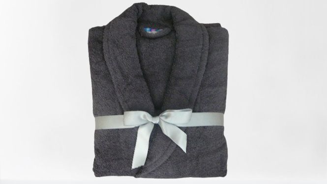 Graccioza Mabel Shawl Collar Bath Robes - Multi